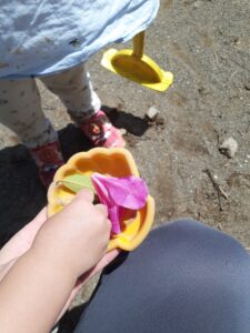 ぽかぽか陽気の外あそび