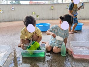 水遊び